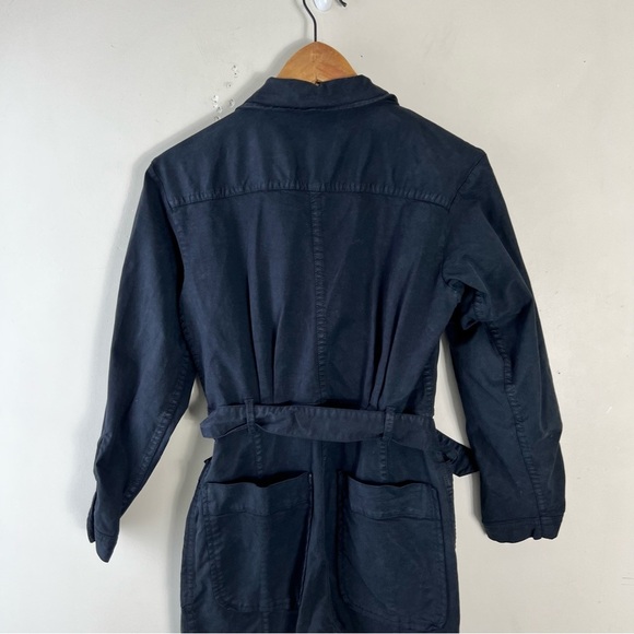 Alex Mill Women's Expedition Jumpsuit in Washed Twill Blue Size XS Utility - Picture 10 of 16